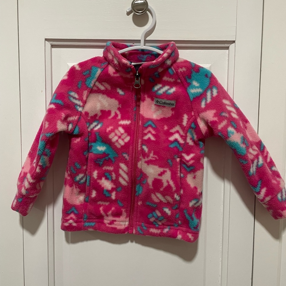 Columbia Vibrant Pink Fleece Jacket